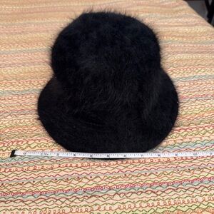 DNY Wool Blend Bell Style Elegant Black Women's Hat